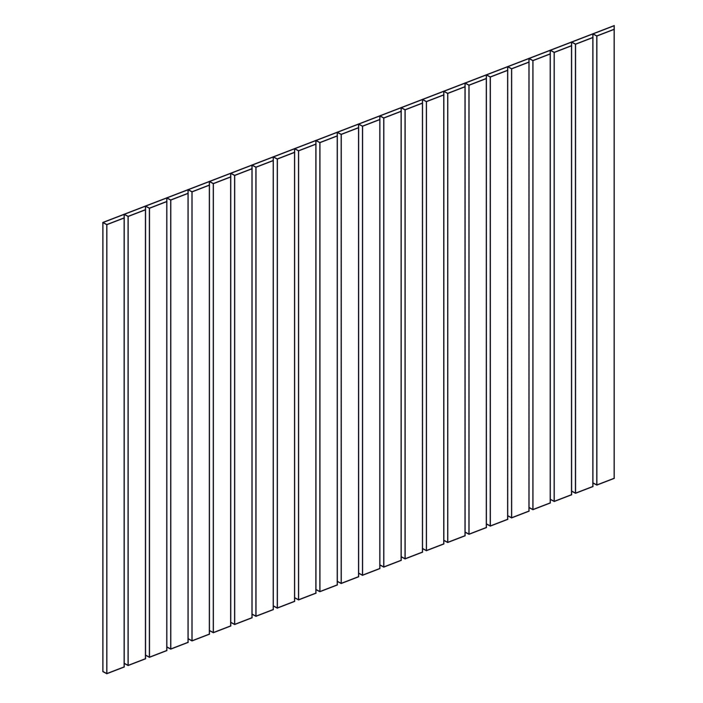 Beadboard Panel - 48 inch x 42 inch - BBP4842