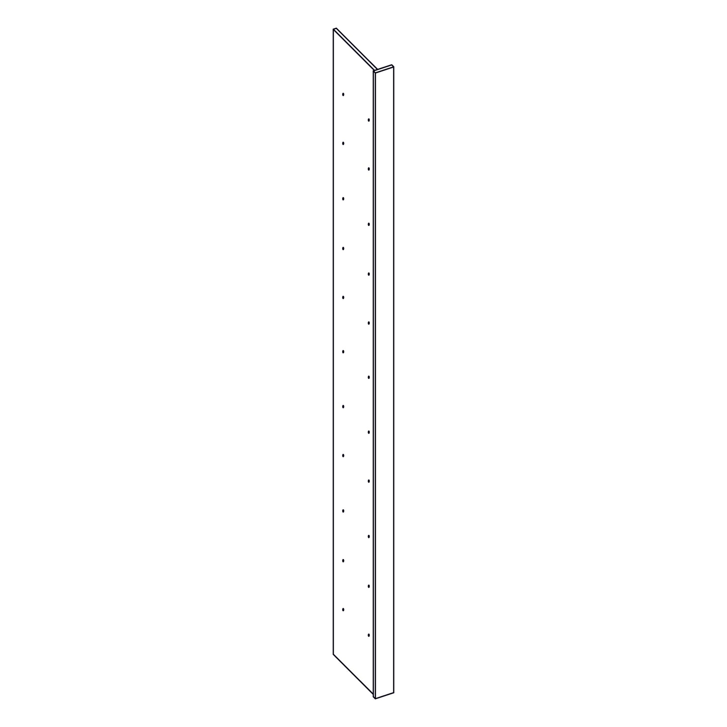Bookcase End Panel - 96 inch - BCE1596
