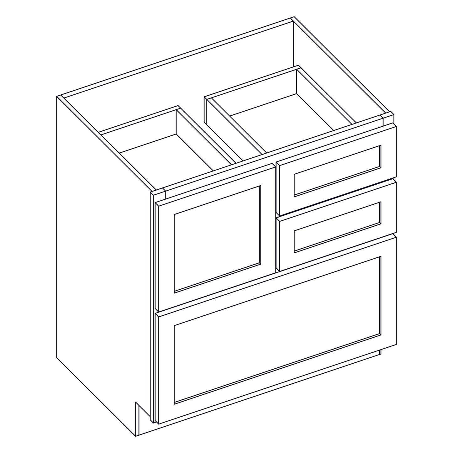 Base Cabinet - Cooking Center Base Cabinet - 30 in - CC30