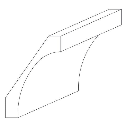 Cove Crown Molding - 96 inch - COM8 | SG