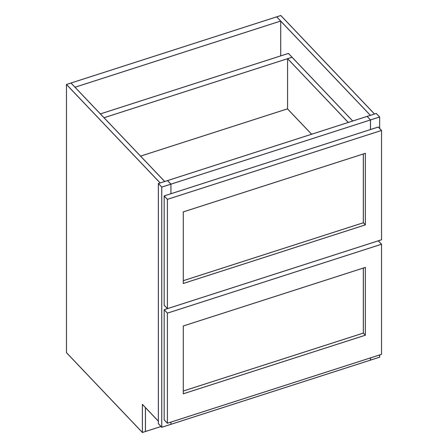 Drawer Base Cabinet - 30 inch - DB30-2