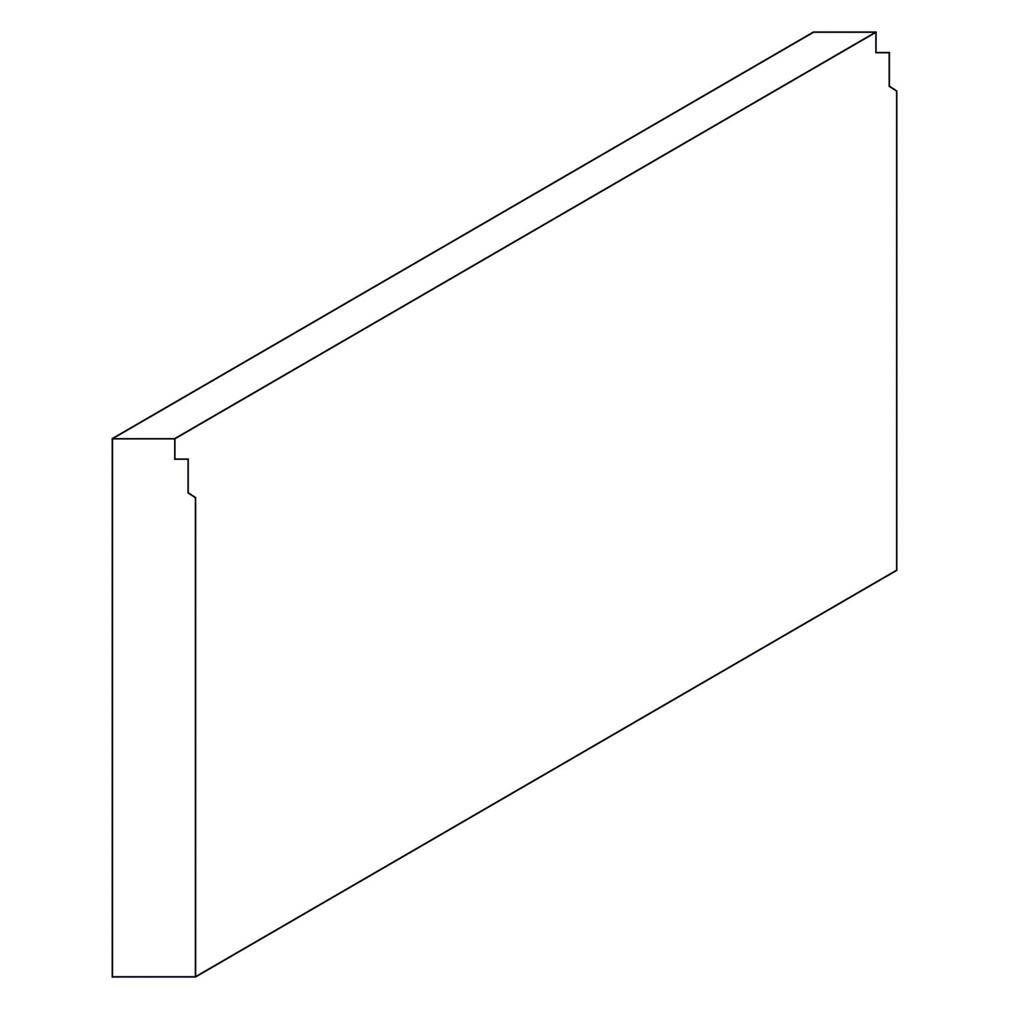 Furniture Base Molding - 4.5x96 inch - FBM8 | SG