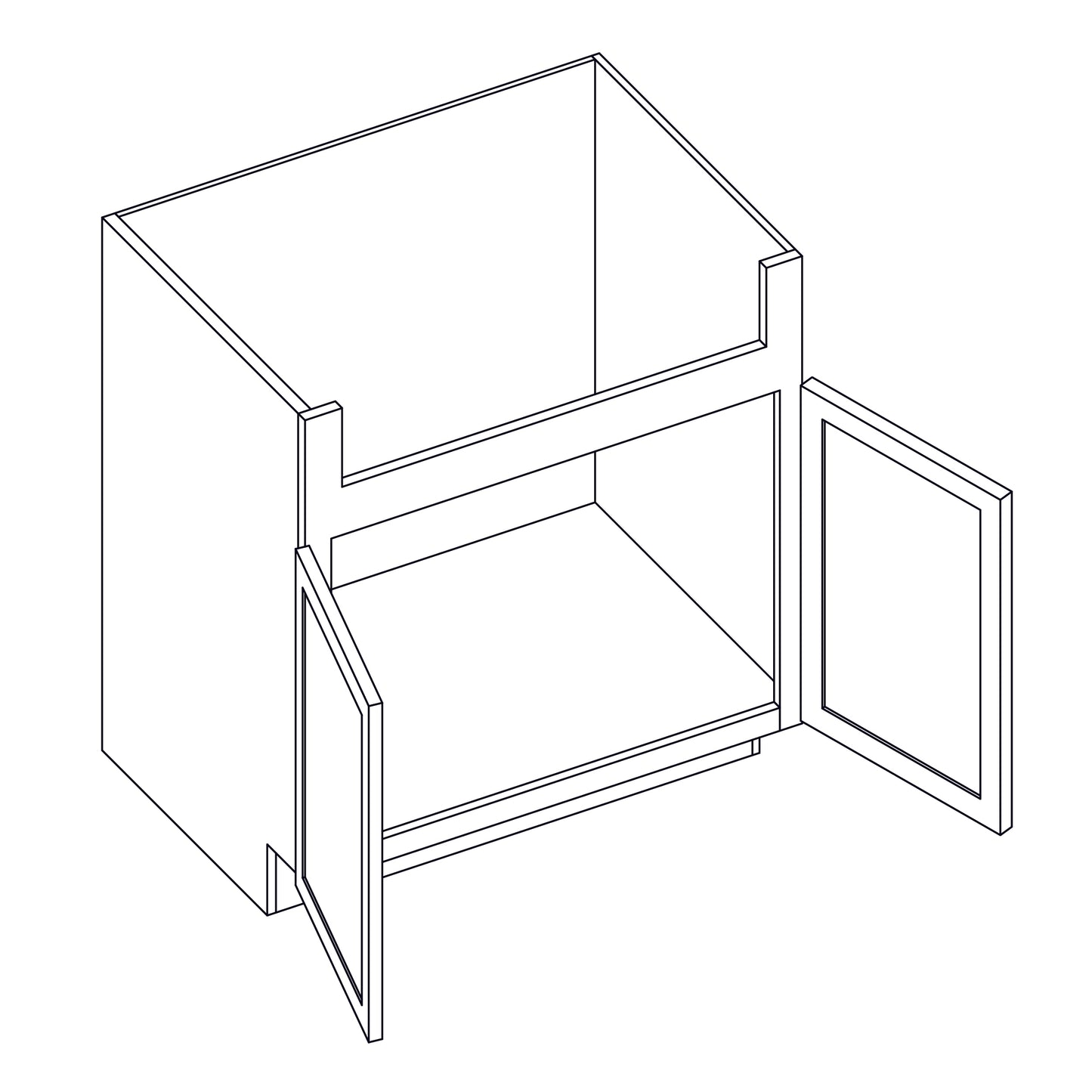 Base Cabinet - Farm Sink Base - 36 inch - FSB36