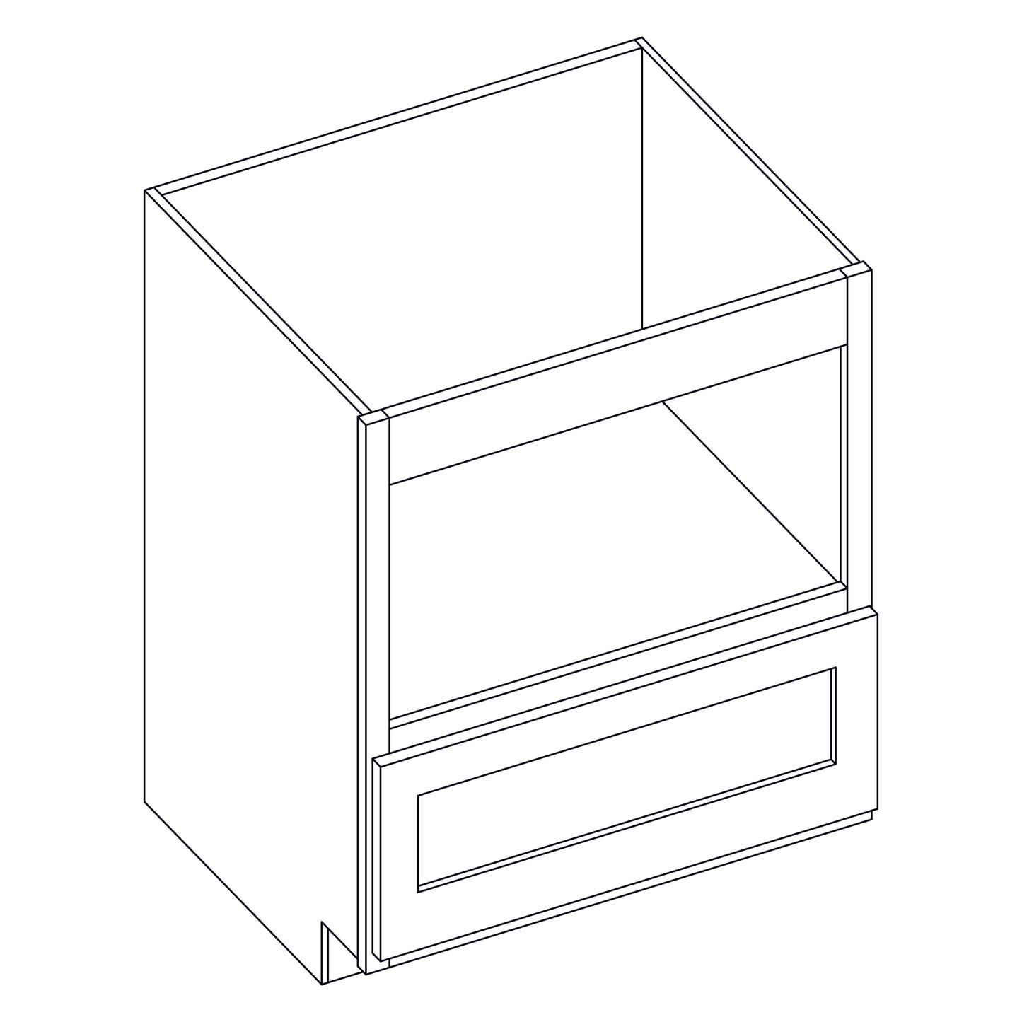 Microwave Base Cabinet - 30 inch - MBC30