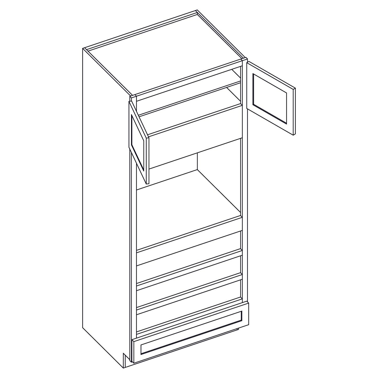 Oven Cabinet - 33x90 inch - OC3390 | SG