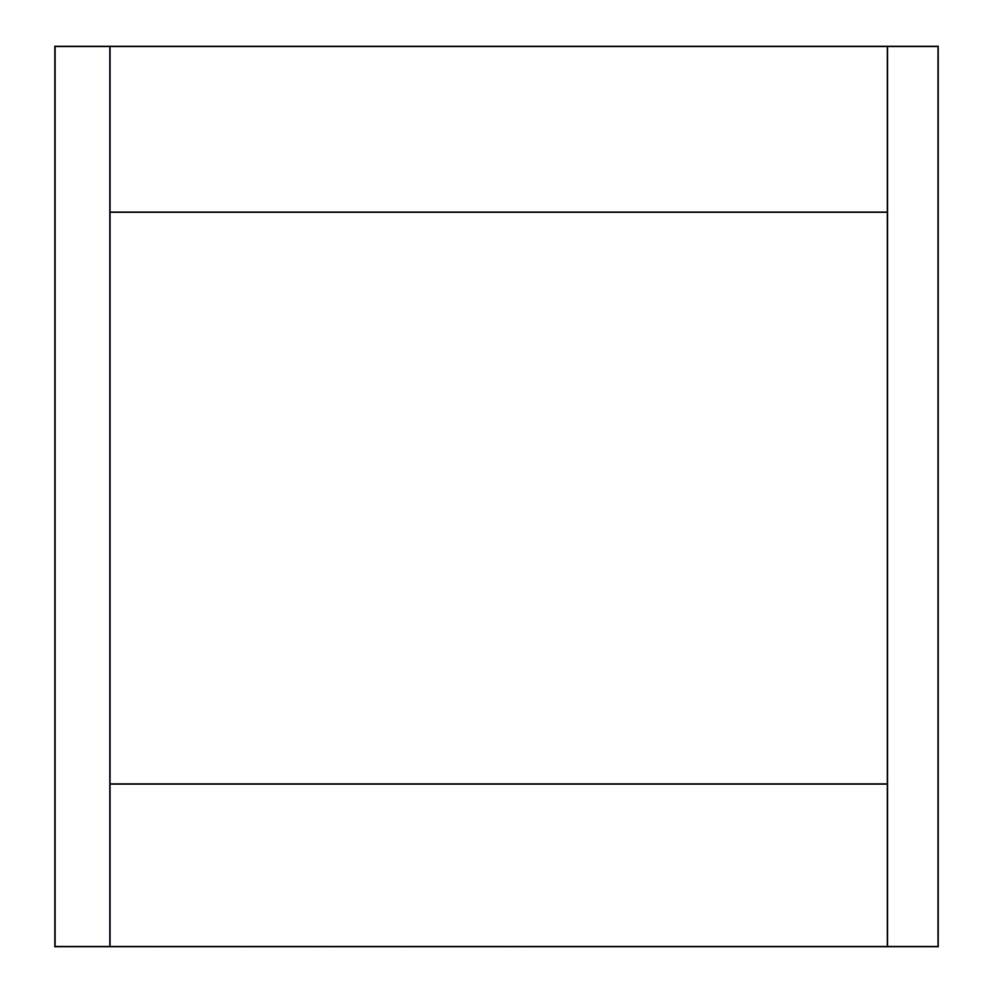 Oven Cabinet Overlay Panel - OP3353