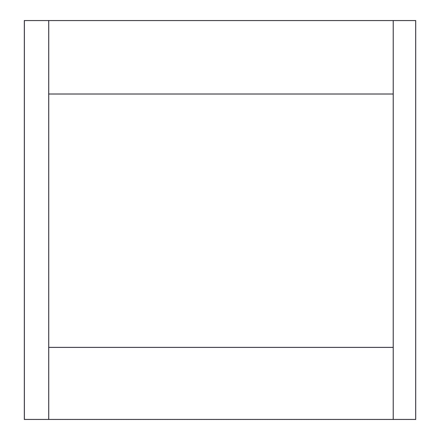 Oven Cabinet Overlay Panel - OP3353 | SG
