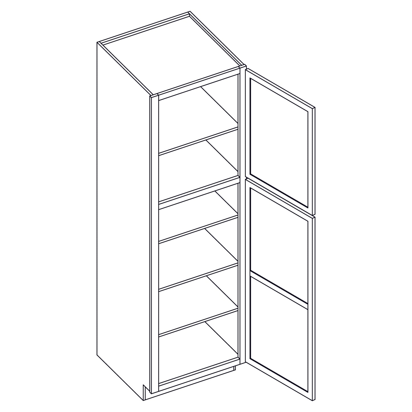 Pantry - Single Door - 18x90 inch - P1890