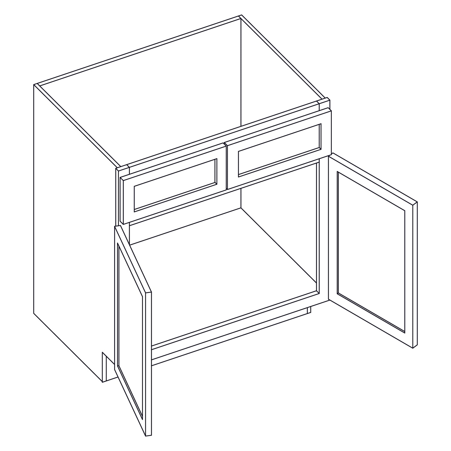 Base Cabinet - Sink Base - 30 inch - SB30 | SG