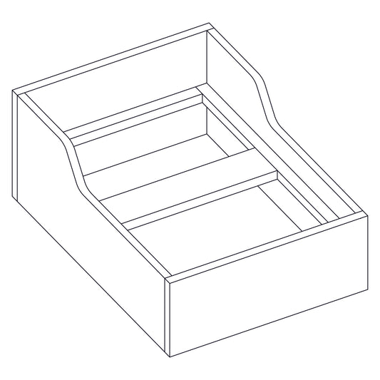 Trash Can Insert for B18 with two 35 QT Trash Cans - TCCK