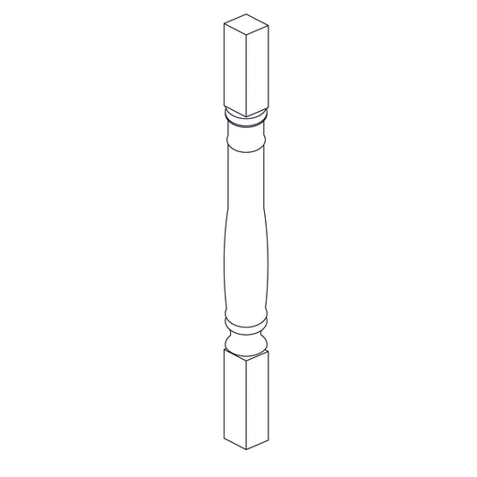 Turned Post - 5x35.5 inch - TPOSTP5