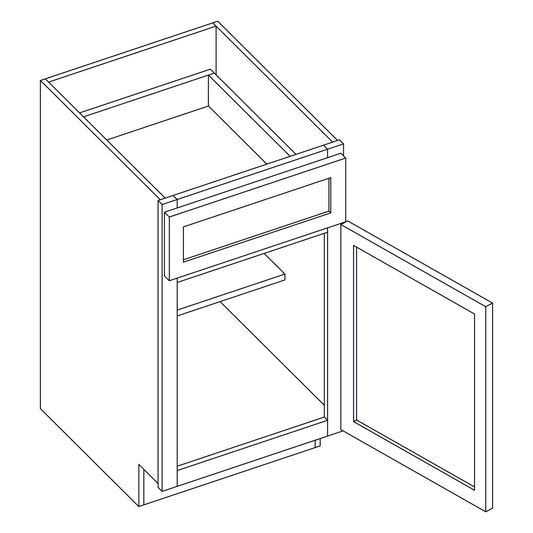 Base Cabinet - Single Door - 12 inch - B12