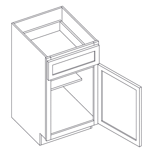 Base Cabinet - Single Door - 21 inch - B21
