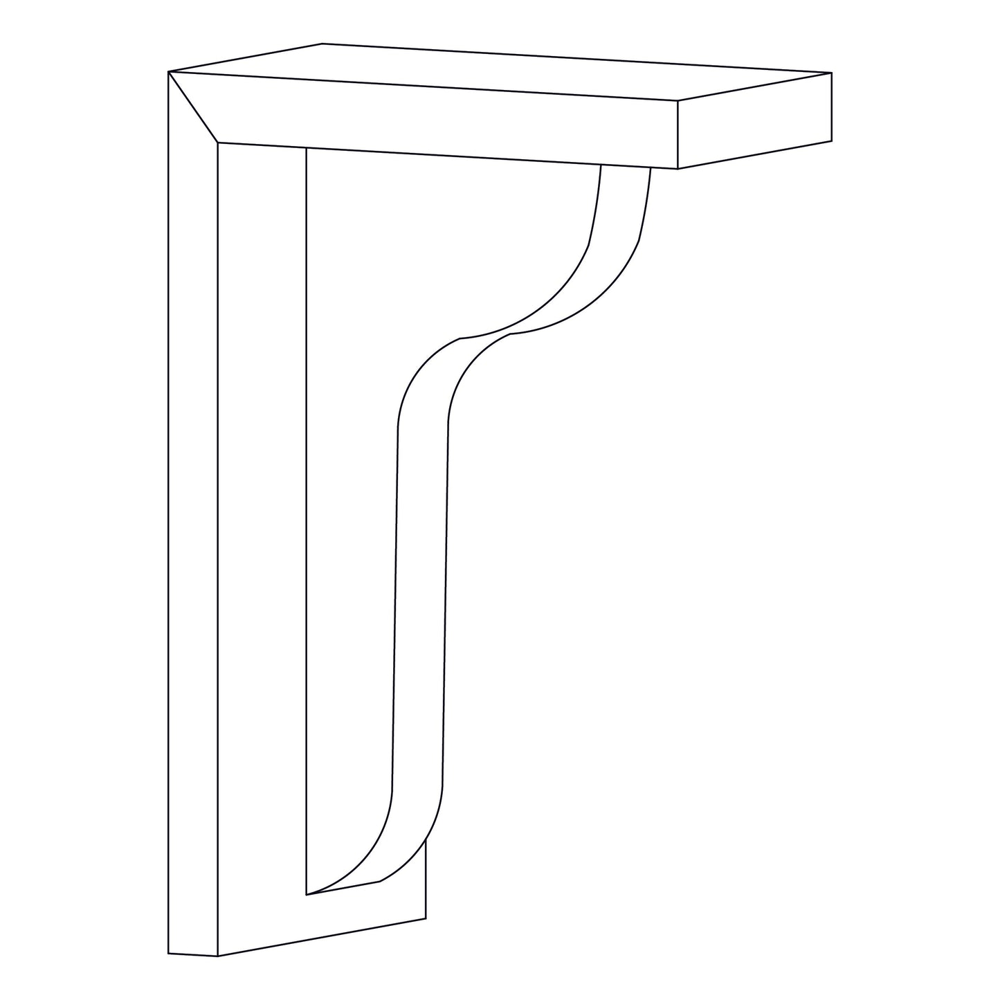 Corbel - Basic Medium - 10.5 inch - CORSM | SG