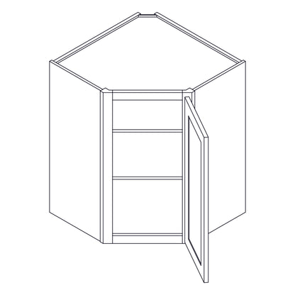 Wall Cabinet - Corner Wall Cabinet - 24x30 inch - CW2430