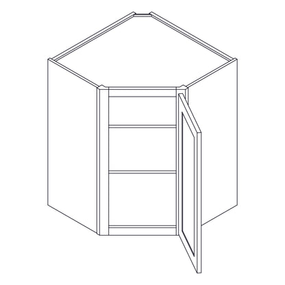 Wall Cabinet - Corner Wall Cabinet - 24x30 inch - CW2430 SG