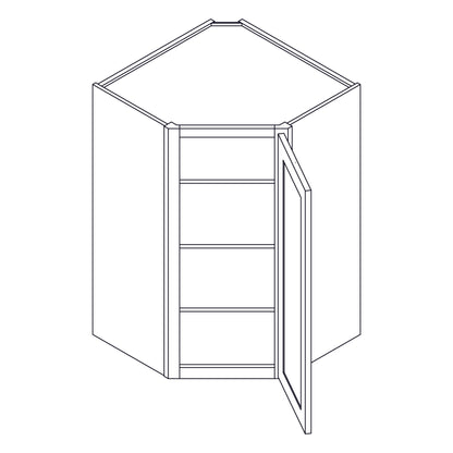 Wall Cabinet - Corner Wall Cabinet - 24x42 inch - CW2442 | SG