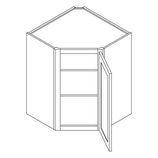 Wall Cabinet - Corner Wall Cabinet - 27x36 inch - CW2736
