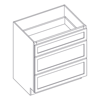 Drawer Base Cabinet - 24 inch - DB24-3