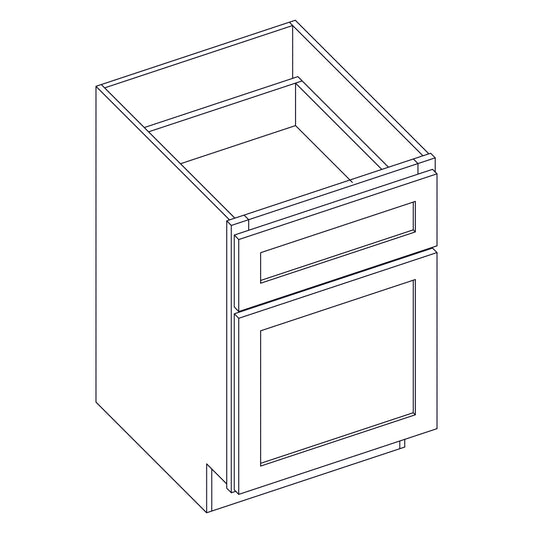 Base Cabinet - Desk Drawer Base - 18 inch - DDB18