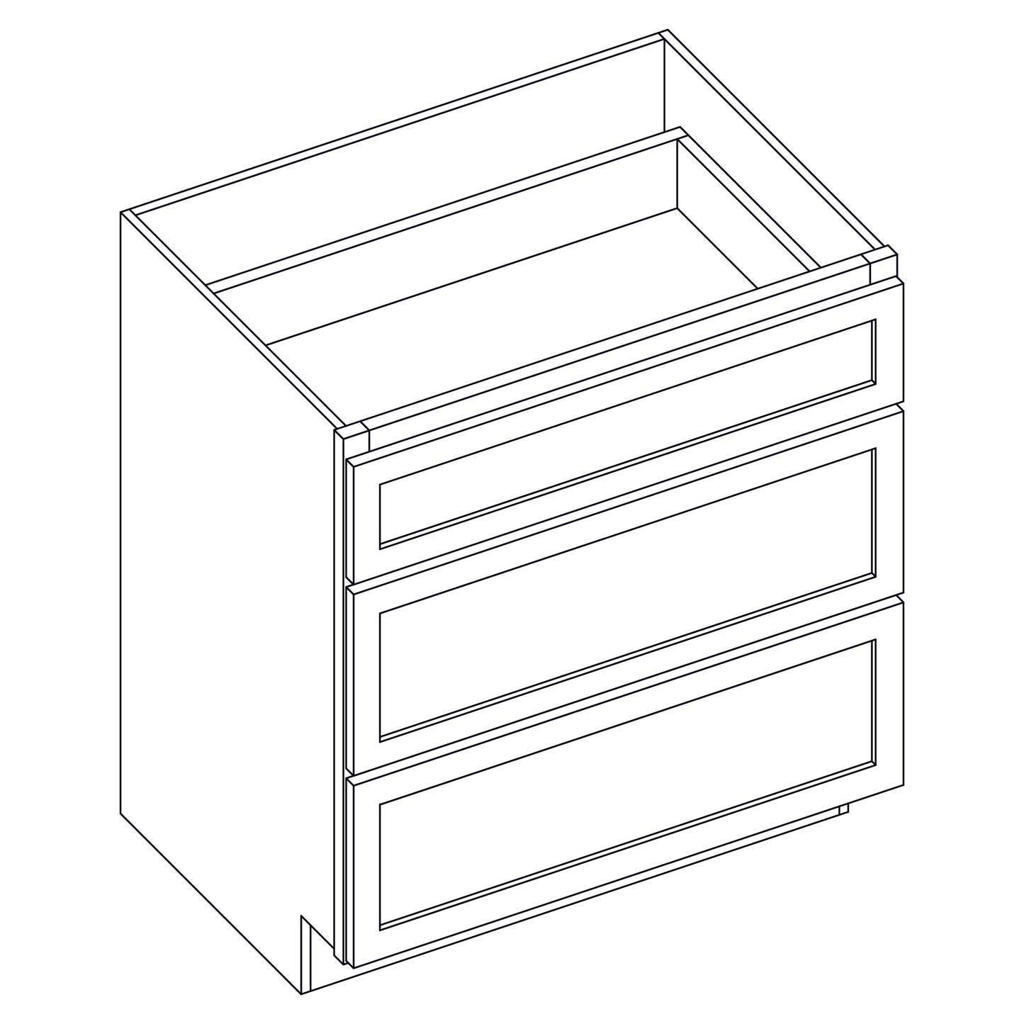 Vanity - Drawer Base - 12 Inch - VDB12