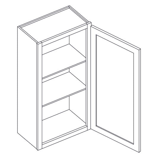 Wall Cabinet - Single Door - 12x36 inch - W1236