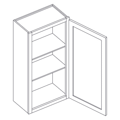 Wall Cabinet - Single Door - 18x36 inch - W1836