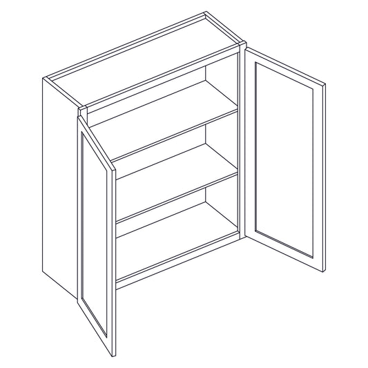 Wall Cabinet - Double Door - 24x36 inch - W2436-2