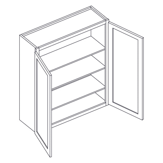 Wall Cabinet - Double Door - 27x42 inch  - W2742