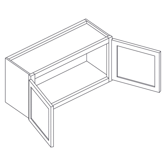 Wall Cabinet - Double Door - 30x12 inch - W3012 | SG
