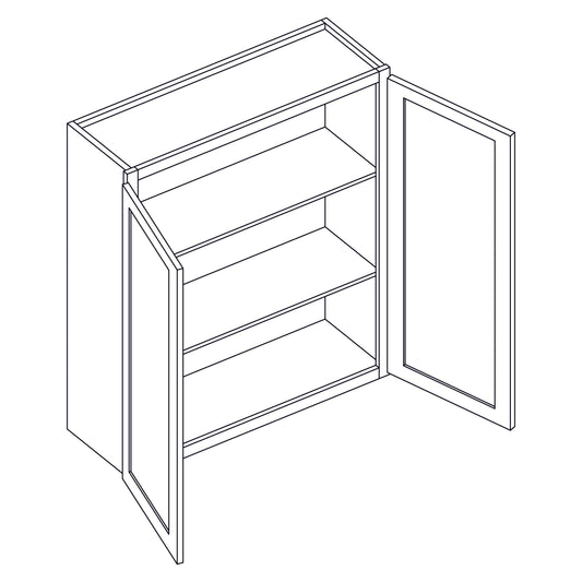 Wall Cabinet - Double Door - 30x36 inch - W3036 | SG