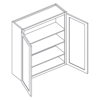 Wall Cabinet - Double Door - 33x42 inch - W3342 | SG