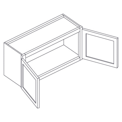 Wall Cabinet - Double Door - 36x18 inch - W3618