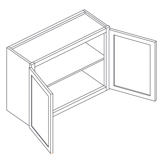 Wall Cabinet - 24 inch Deep Wall | Refrigerator | 36x24 inch - W362424 | SG