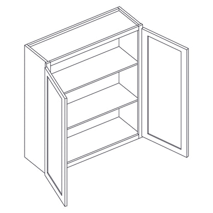Wall Cabinet - Double Door - 39x36 inch - W3936 | SG